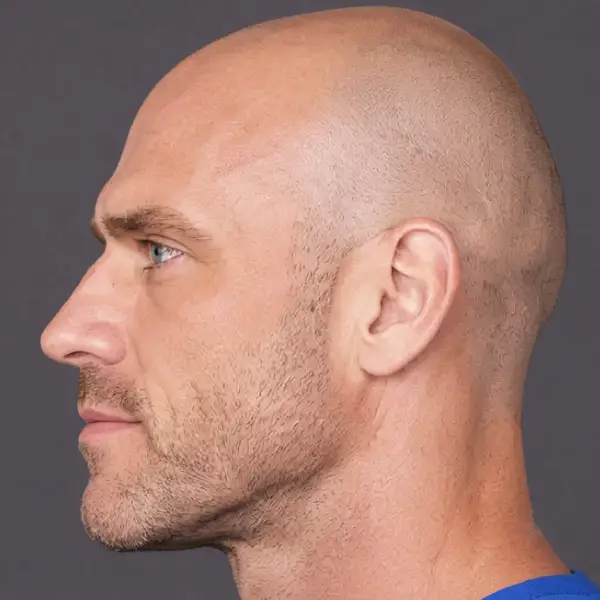 {{NAME}} face, left profile